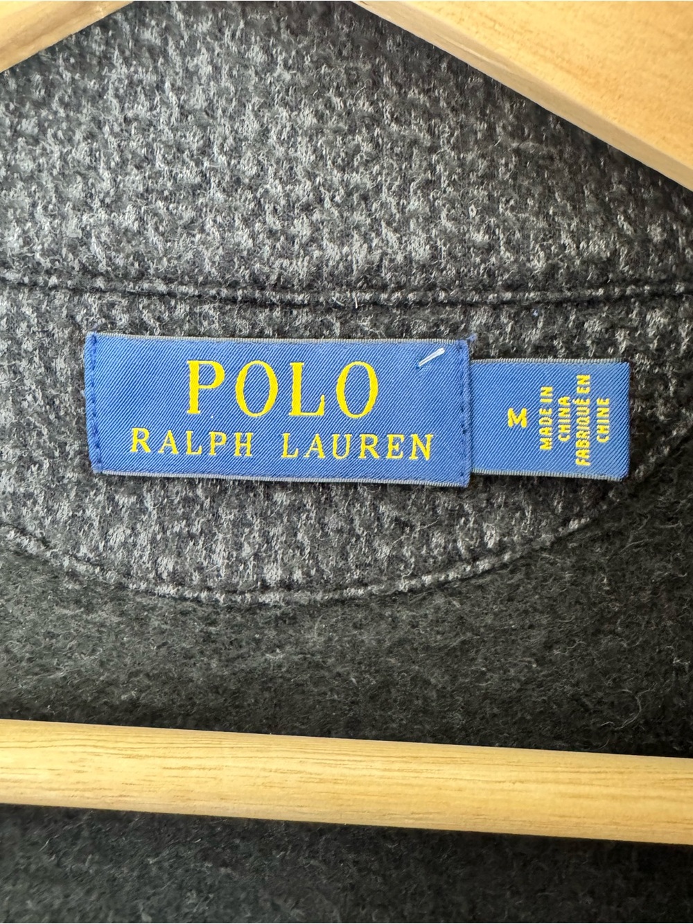 Polo Ralph Lauren Men's Charcoal Deep Blue Zip-Up Sweater - Picture 3 of 9